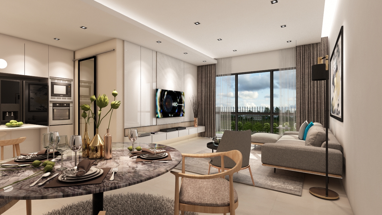 Wisteria Rimbayu - Living 2