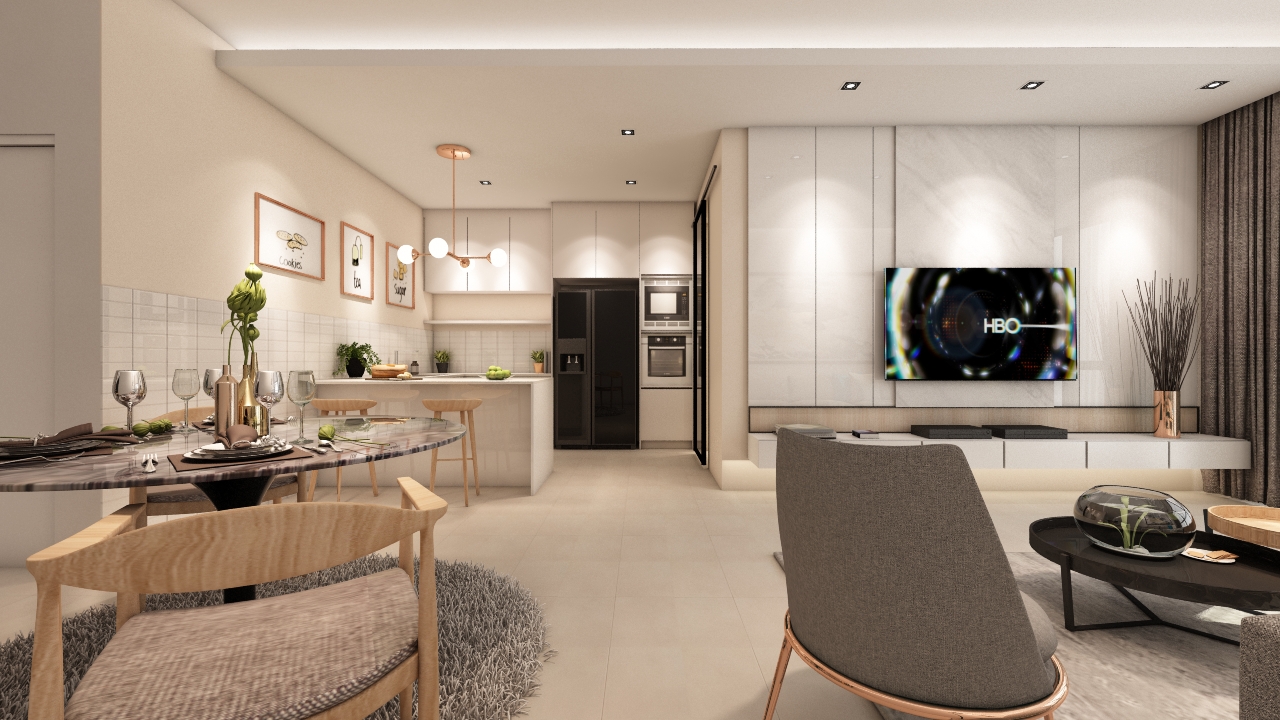 Wisteria Rimbayu - Living 3